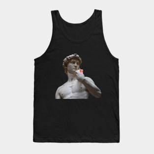 Minimalist Aesthetic - Statue of David (Any color) Tank Top